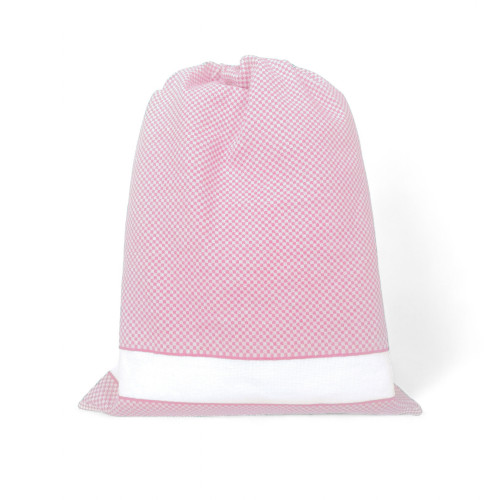 Cloud Kindergarten Set aus reiner Baumwolle mit AIDA Canvas zum Besticken - Sack + Lätzchen + Handtuch