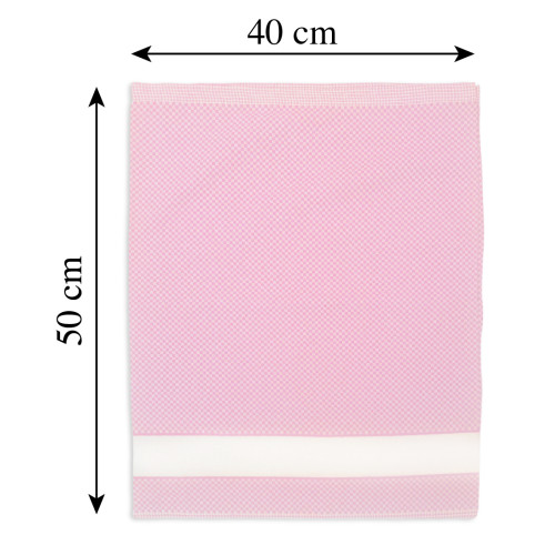 Conjunto de Guardería Cloud de Algodón Puro con Lona AIDA para Bordar - Saco + Babero + Toalla