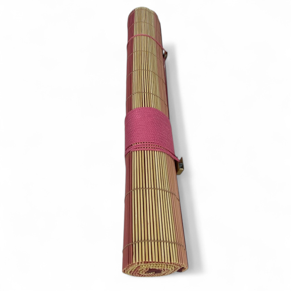 Tenda a Rullo in Bamboo 60x150 cm - Tapparella in Legno Naturale per Interni ed Esterni - Montaggio Facile