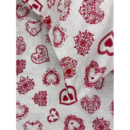 DUVET COVER Tyrolean dis. MIROS RED Mountain Heart