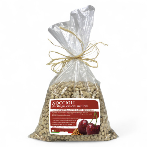 Noccioli di Ciliegia Naturali Lavati e Sterilizzati - Ideali per Cuscini Termici, Relax e Artigianato Made in Italy