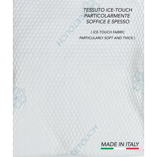 cubrecolchón refrescante Freddo+ Ice-touch, Veraniego, Regulador de la temperatura, Transpirable, Antihumedad, Suave, Elástico