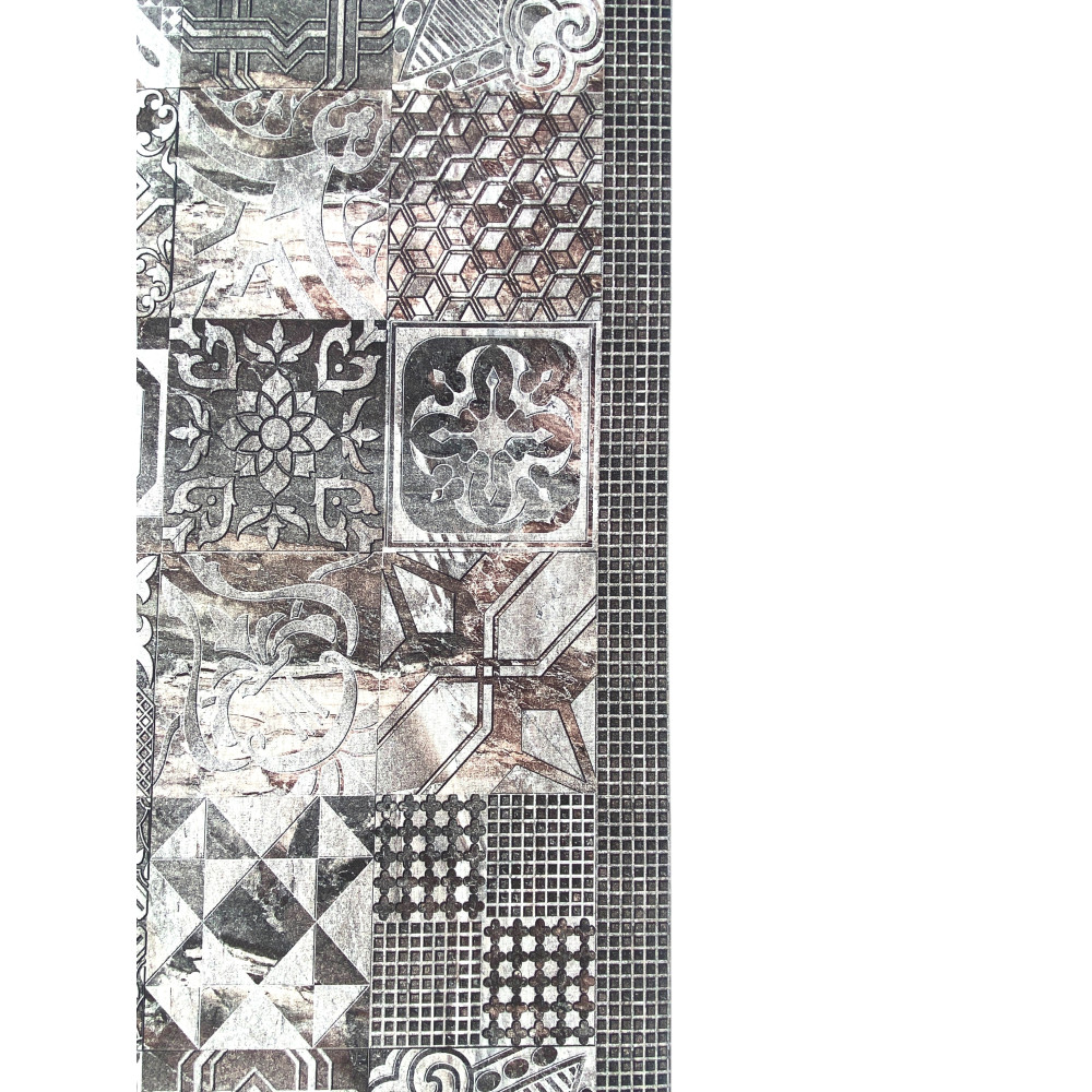 ALFOMBRA Corredor de cocina Corredor antideslizante MAIOLICA GRIS fabricado en Italia