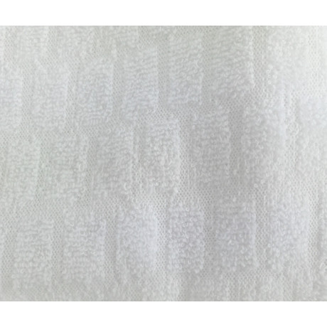 Dettaglio trama jacquard a quadri in spugna di cotone