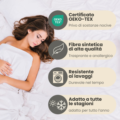 Certificación Oeko-Tex para la Funda Nórdica Duotto Antracita y Negro, segura para pieles sensibles y libre de sustancias nociva