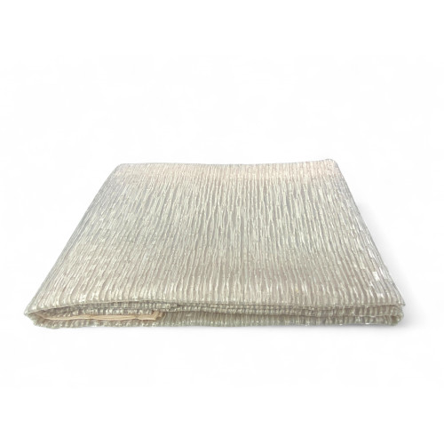 Coppia Tenda Vetro Oscar Beige – Moderna Semitrasparente in Poliestere Rigato – 2 Teli Eleganti, Lavabile, Pronta all'Uso