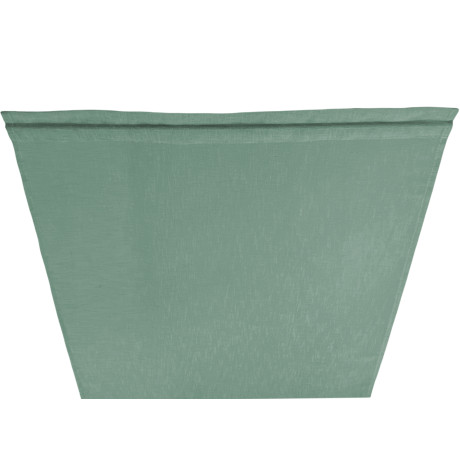 Coppia tendine vetro SIMPLY Verde in poliestere bouclè semitrasparente