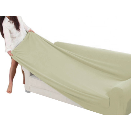 SOFA COVER Universal stretch ROMA stain-resistant BEIGE