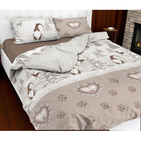 Copripiumino Tirolese Beige...