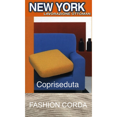 Sofabezug New York Fashion Corda - Anti-Pilling-Ripp-Stretchgewebe - Made in Italy