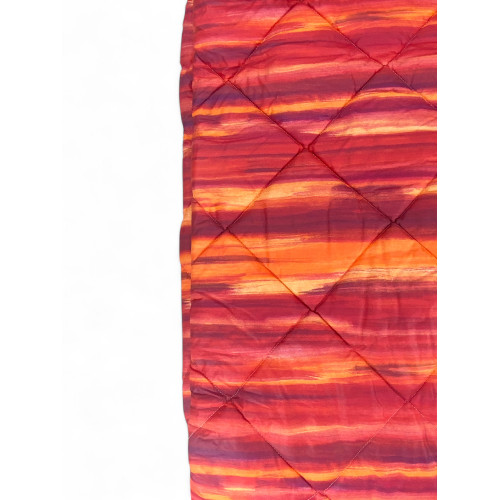 Colcha Kot cepillada burdeos - Colcha de invierno 100% algodón - Hecho en Italia, cálido y suave