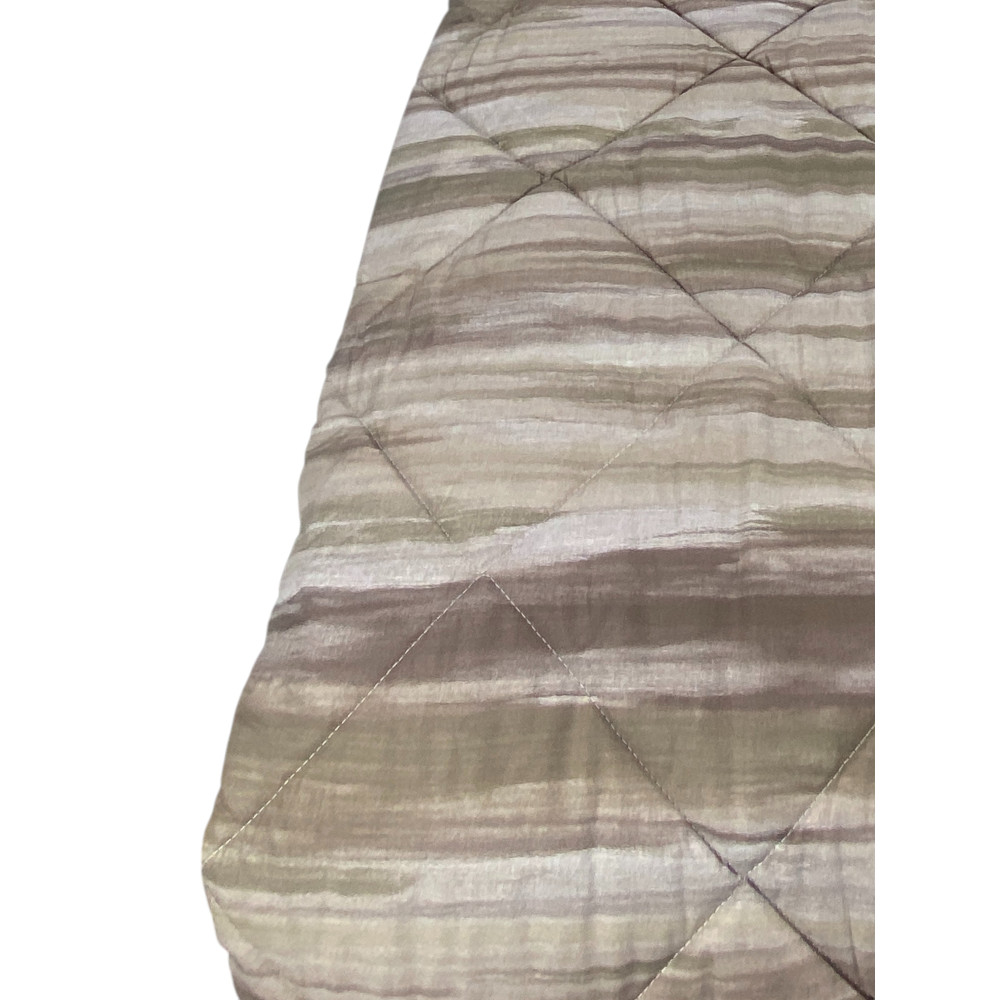 Trapunta Kot Pennellato Beige - Copriletto Invernale in Puro Cotone - Made in Italy, Imbottitura Anallergica