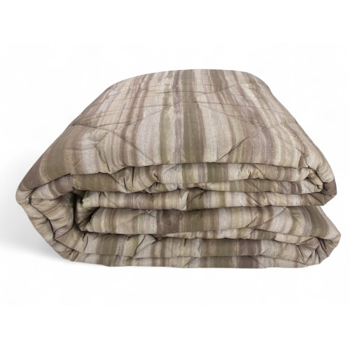 Trapunta Kot Pennellato Beige - Copriletto Invernale in Puro Cotone - Made in Italy, Imbottitura Anallergica