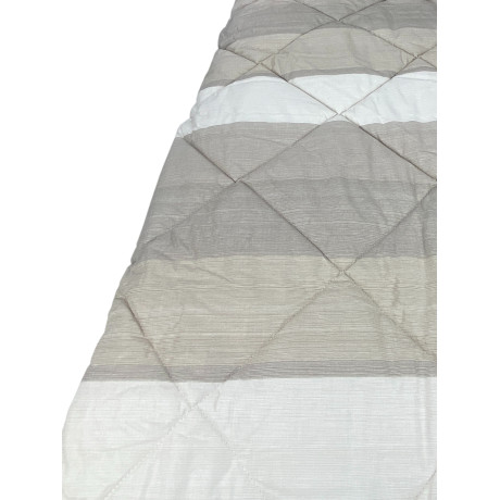 Colcha Kot Riga Beige - Adecuada para cama doble, queen-size e individual.