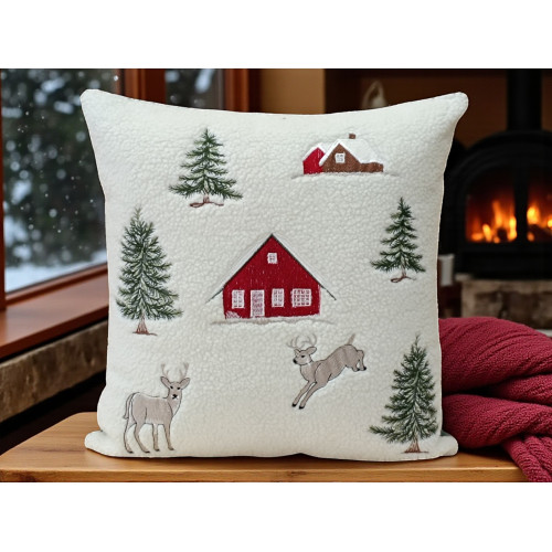 copy of Coussin meubles tyroliens BEIGE DEER ECRÙ cm. 40x40