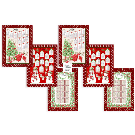 Paños de cocina navideños...