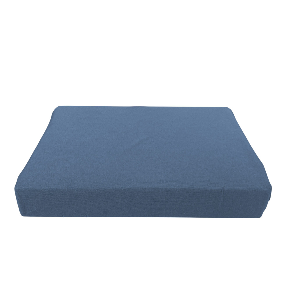 Sábanas bajeras Adatpo Blue Jersey - Algodón elástico H30cm - Individual, Queen, Doble