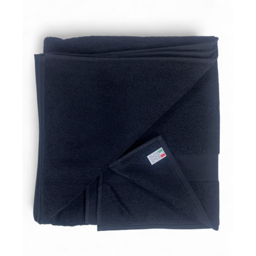 Serviette de bain blanche 100x150 cm – 100 % coton éponge doux et absorbant – Fabriqué en Italie – Idéal pour les hôtels et les