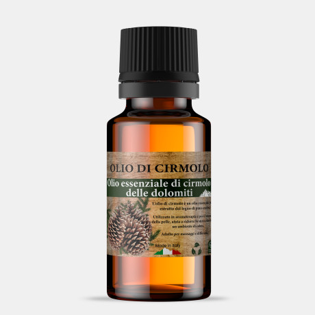 Huile essentielle de pin cembro des Dolomites – Pin cembro pur et naturel – Fabriqué en Italie, certificat d’origine