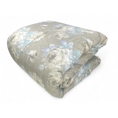 Sanderson Tiffany Flower Bow Quilt - Couvre-lit d’hiver 300 gr/m² en microfibre veloutée - Fabriqué en Italie