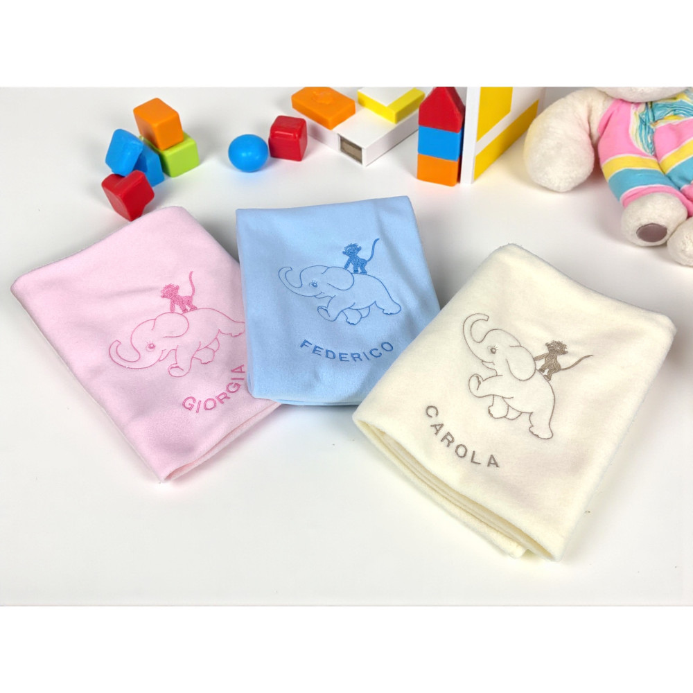 Manta ignífuga para niños de jardín de infantes "FIREPROOF 2.0 BABY" - Cuna y cuna 100% acrílico ignífugo - Made in Italy