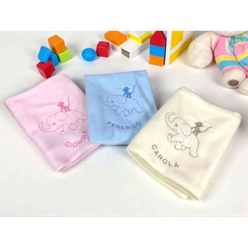 Fireproof Blanket for Kindergarten Children "FIREPROOF 2.0 BABY" - Cradle and Cot 100% Fireproof Acrylic - Made in Italy