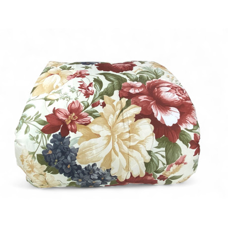 Sanderson Vintage Flower Bow Quilt – Couette d’hiver 300 gr/m², chaude et douce, fabriquée en Italie