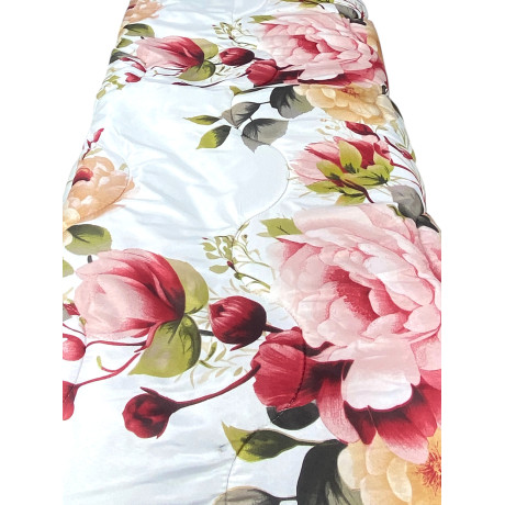 Sanderson Delicate Flower Bow Quilt Folded Pink – Qualité artisanale Made in Italy