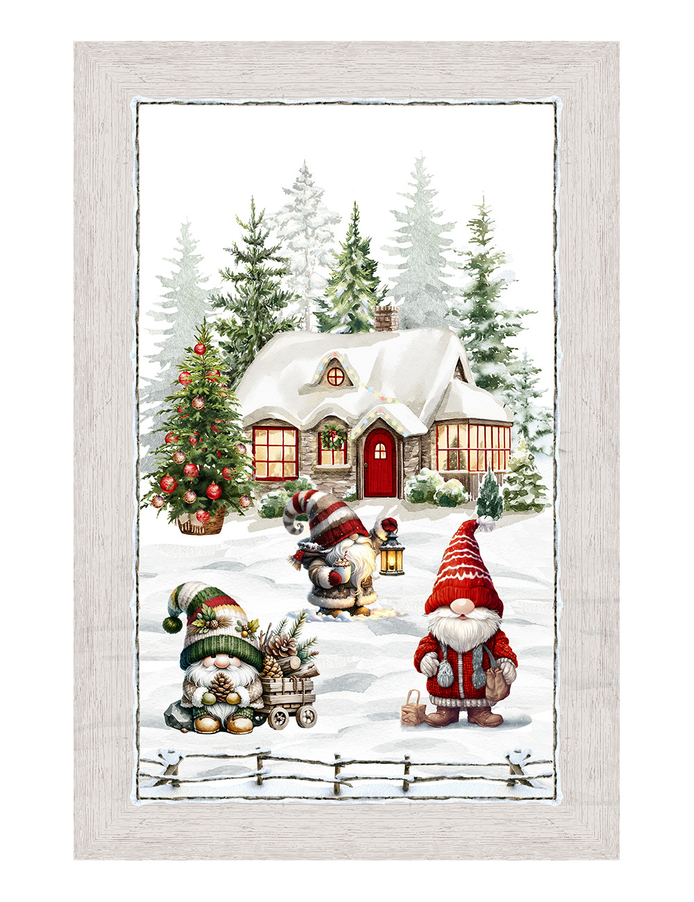 copy of Christmas Jacquard Cotton Kitchen Towels - Set of 6 Pieces 50x80 cm, High Absorbency, 3 Assorted Colors, Made in Italy