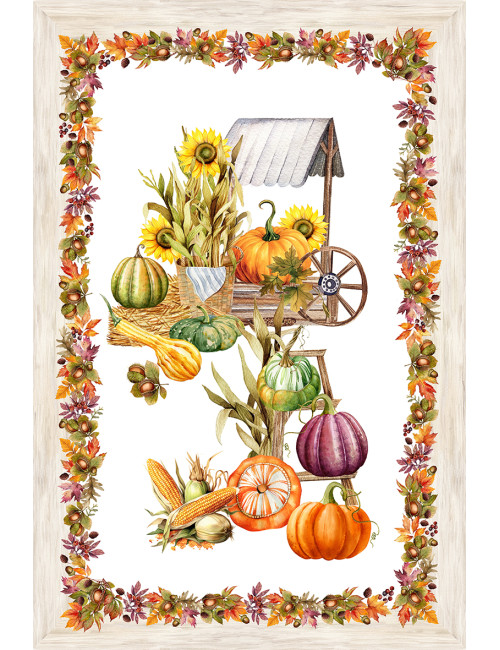 Weihnachts-Küchentücher aus Jacquard-Baumwolle - Set mit 6 Stücken 50x80 cm, hohe Saugfähigkeit, 3 verschiedene Farben, Made in