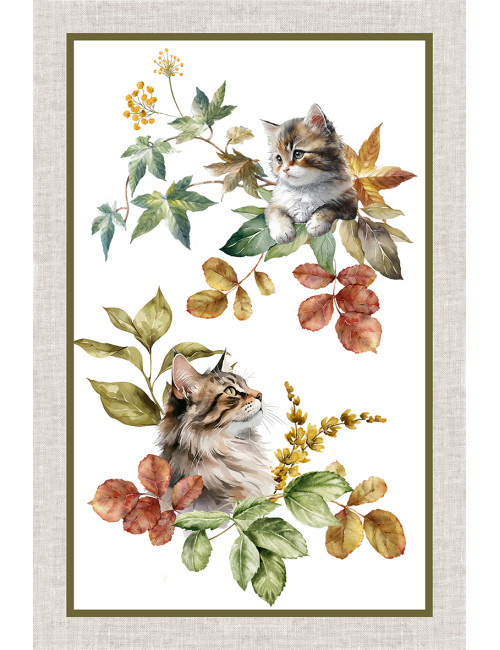 Torchons de cuisine de Noël en coton jacquard - Lot de 6 pièces 50x80 cm, haute capacité d’absorption, 3 couleurs assorties, fab