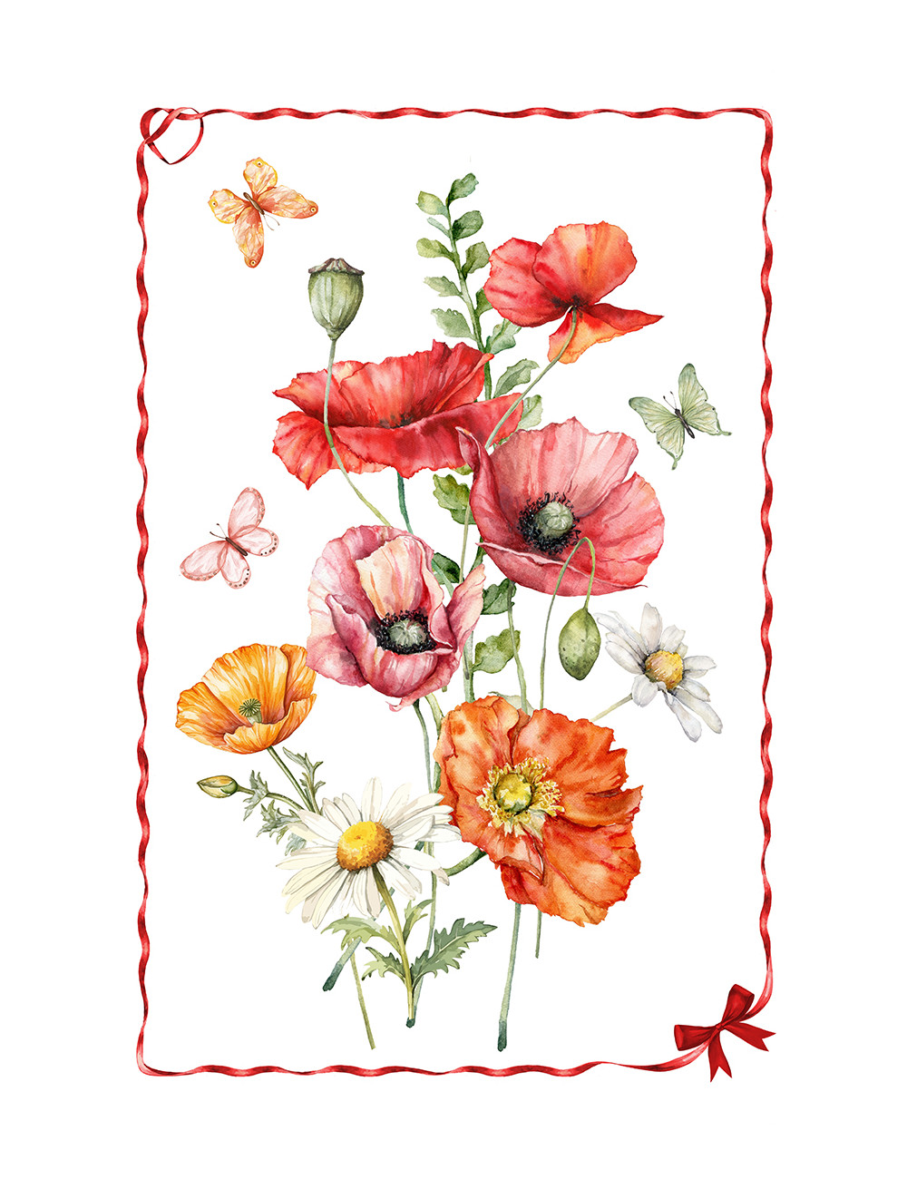 Torchons de cuisine de Noël en coton jacquard - Lot de 6 pièces 50x80 cm, haute capacité d’absorption, 3 couleurs assorties, fab