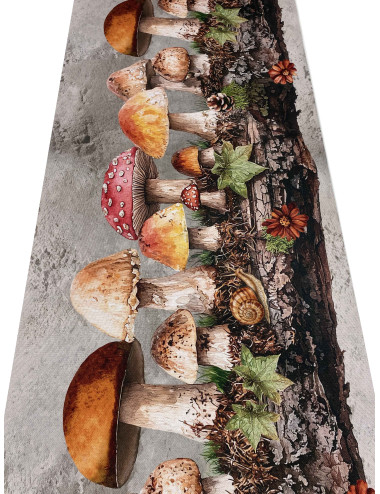 Tappeto Cucina Runner Bosco Incantato – Passatoia Cucina Antiscivolo Lavabile PVC 6 mm – Made in Italy