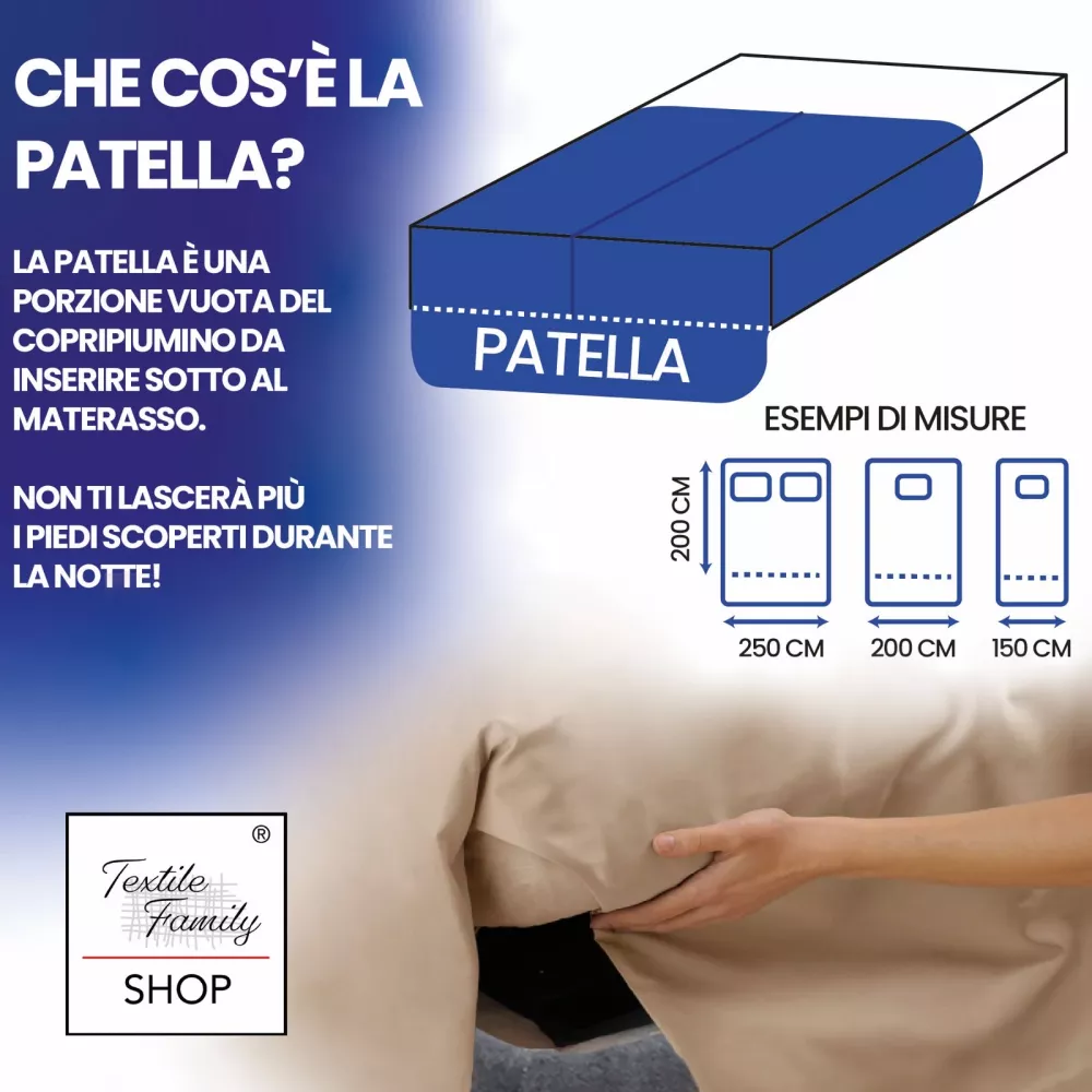 Copripiumino Matrimoniale Tartan Rosso - Flanella Cotone 100% con Patella Extra 40 cm - Made in Italy