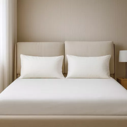 copy of Double Bed Cushion in Goose Down 50x80 cm | Ergonomic, Breathable and Hypoallergenic Pillow | Author's Feathers