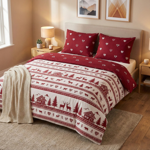 Tyrolean duvet cover DIS. VALGARDENA MOUNTAIN