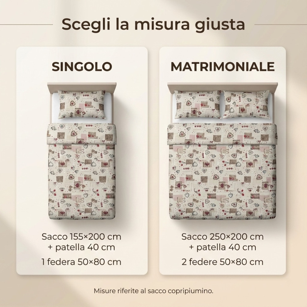 FUNDA NÓRDICA Tirolesa dis. PAÍS DEL CORAZÓN DE ACEBO