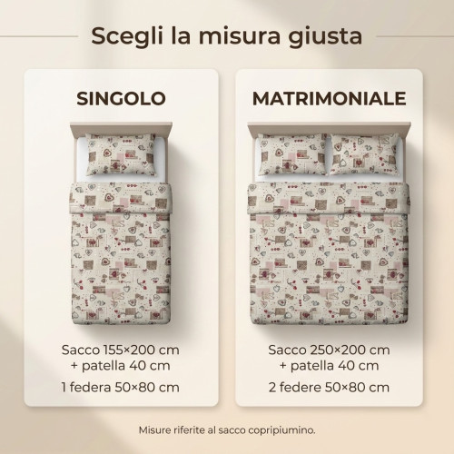 DUVET COVER Tyrolean dis. HOLLY HEART country