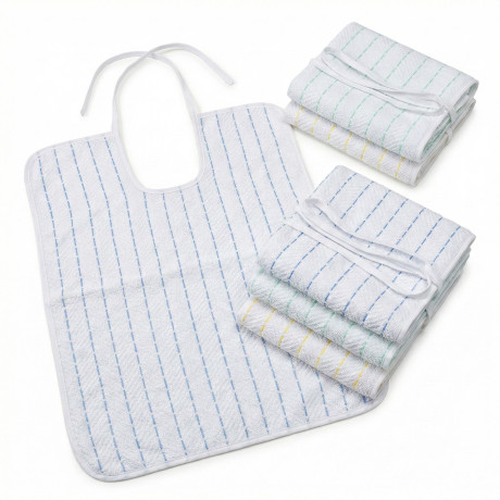 CAESAR © ADULT BIB SET Knebel mit SCHNÜRSENKELN