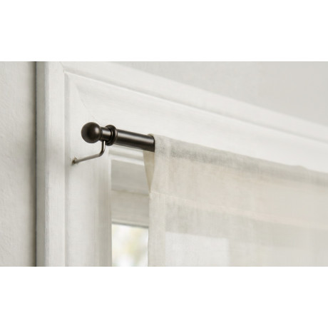 Paar verstellbare Bügel aus Tex BRONZED BRASS für Glasvorhang