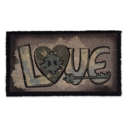 CARPET DOORMAT LOVE KEY LOVE