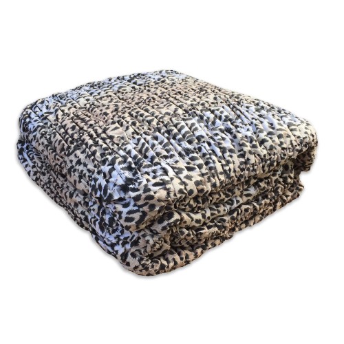 UNIVERSAL LEOPARD GEFLECKTER ECKSOFABEZUG