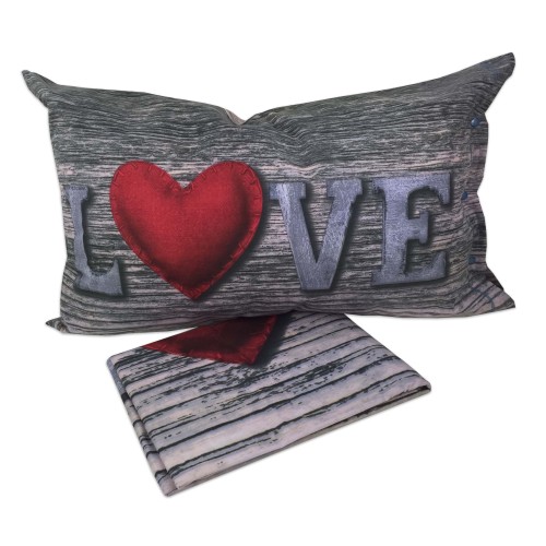 DAISY HEART LOVE SHABBY TIROLER BETTBEZUG