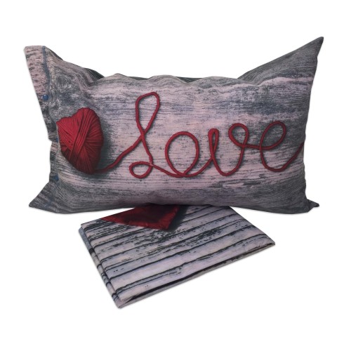 DAISY HEART LOVE SHABBY TIROLER BETTBEZUG