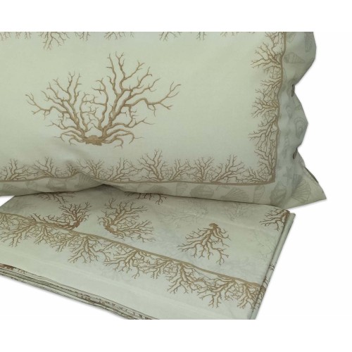 FICHE COMPLÈTE DE LA MER DE CORAIL BEIGE-LIT DOUBLE 2 PLACES