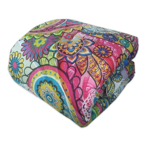 QUILT IMPRESSION NUMÉRIQUE DISIGUAL FANTASY DG 218 FABRIQUÉ EN ITALIE EN PUR COTON