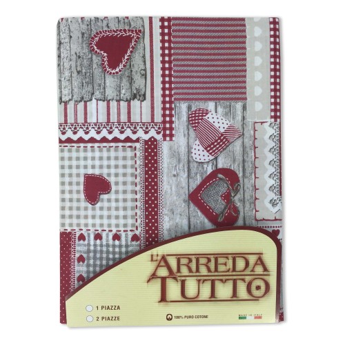 TOWEL COPRITUTTO GRAN SCARF BEDSPREAD SOFA COVER FABRIC APRICA RED