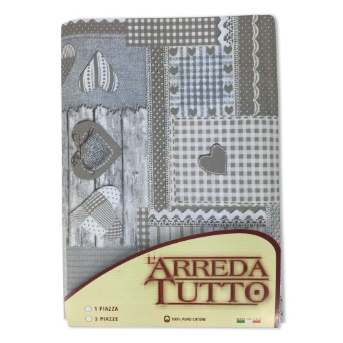 TELO ARREDO COPRITUTTO GRAN FOULARD COPRILETTO COPRIDIVANO  TESSUTO APRICA BEIGE