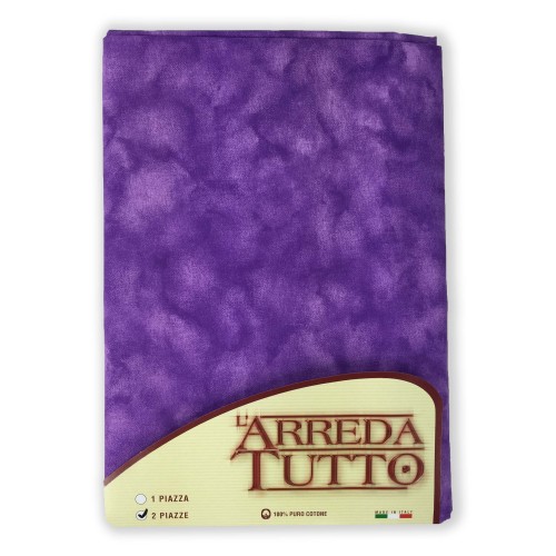 TOWEL TOWEL COVERING TUTTO GRAN SCARF BEDSPREAD SOFA COVER PLAIN PURPLE LILAC FABRIC