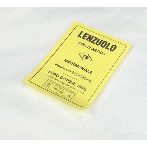 DRAP avec coins BLANC en COTON TORSADÉ Tessitura TB Telerie by POIRINO DOUBLE cm. 180X200X30